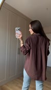 KAHVE 6191 TOKA DETAY GÖMLEK 