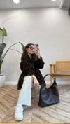 KAHVE 6244 LEOPAR DESEN CEKET 