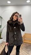 KAHVE 6245 LEOPAR YELEK