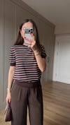 KAHVE  6322 ÇİZGİLİ TRİKO 
