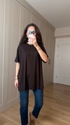 KAHVE 6462 BEAUTY BASKI TİŞÖRT 