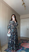 KAHVE 6777 KRAŞLI ELBİSE 