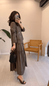 KAHVE 6907 ETEĞİ KIRAŞLI TAKIM 