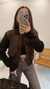 KAHVE 6923 TRİKO CEKET 