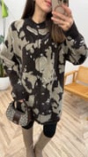 KAHVE 7006 DESENLİ ANGORA HIRKA