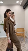KAHVE 7013 YARASA KOL CEKET 