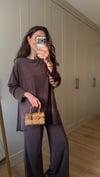 KAHVE 7065 KESİK DETAY TAKIM 