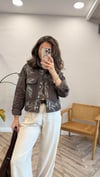 KAHVE 7081 NAKIŞLI CEKET