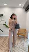 KAHVE 7155 YELEK PANTOLON TAKIM