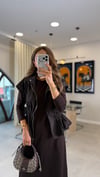 KAHVE 7290 YELEK ELBİSE 