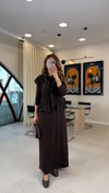 KAHVE 7290 YELEK ELBİSE 