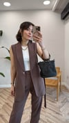 KAHVE 80223 YELEK PANTOLON TAKIM 