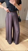 KAHVE 8082 EKOSE DESEN PANTOLON 