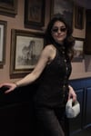 KAHVE 8088 DANTEL GARNİLİ GÖMLEK 