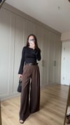 KAHVE 8114 PİLELİ PANTOLON
