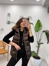 KAHVE 9071 ŞİŞME YELEK 