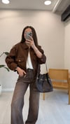 KAHVE 9100 KUKİ CEKET 