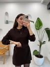 KAHVE 91335 ELBİSE