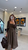 KAHVE 9211 BOLEROLU ELBİSE 