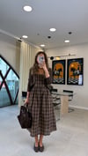 KAHVE 9211 BOLEROLU ELBİSE 