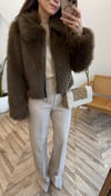 KAHVE 9263 PELUŞ CEKET 
