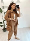 KAHVE CUPRA PANTOLON TAKIM