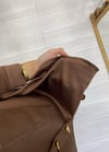 KAHVE ÖRME GÖMLEK 