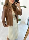 KAHVERENGİ 4022 LEATHER CEKET