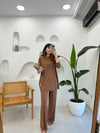 KAHVERENGİ 4938 BAMBU PANTOLON TAKIM