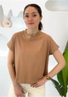 KAHVERENGİ BİSİKLET YAKA TİŞÖRT