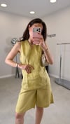 KAREN 2003 KETEN YELEK OLİVE S
