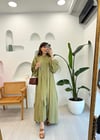 KEKİK 4731 TAŞ İŞLEMELİ TENCEL ELBİSE