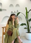 KEKİK 4731 TAŞ İŞLEMELİ TENCEL ELBİSE