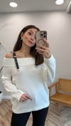 KEMİK 1241 KEMER DETAY KAZAK