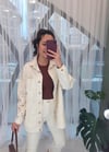 KEMİK TROK İŞLEMELİ CEKET