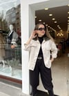 KEMİK YAKA KÜRKLÜ CEKET
