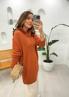 KİREMİT 2503 POLO YAKA FERMUARLI KAZAK 