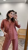 KİREMİT 4090 KETEN GÖMLEK