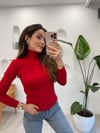 KIRMIZI 013 BALIKÇI YAKA TRİKO 