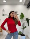 KIRMIZI 013 BALIKÇI YAKA TRİKO 