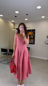 KIRMIZI 1093 PÖTİKARE ELBİSE 