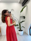 KIRMIZI 24184 ELBİSE 