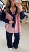 KIRMIZI 3503 BAĞLAMALI GARNİLİ TAKIM