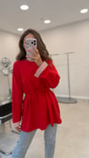 KIRMIZI 3521 GARNİLİ SWEAT