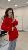 KIRMIZI 3521 GARNİLİ SWEAT