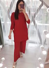 KIRMIZI 5015 YANLARI CEPLİ TAKIM 
