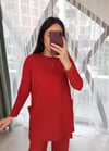 KIRMIZI 5015 YANLARI CEPLİ TAKIM 