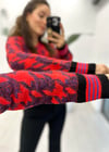 KIRMIZI 60179 BİSİKLET YAKA HIRKA 