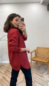 KIRMIZI 6146 DİKİŞ DETAY GÖMLEK 