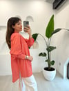 KIRMIZI 8969 ÇİZGİLİ GÖMLEK